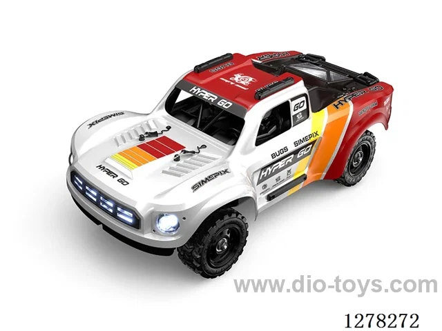 1/14 2.4G RC Car, Red and White, Single Battery