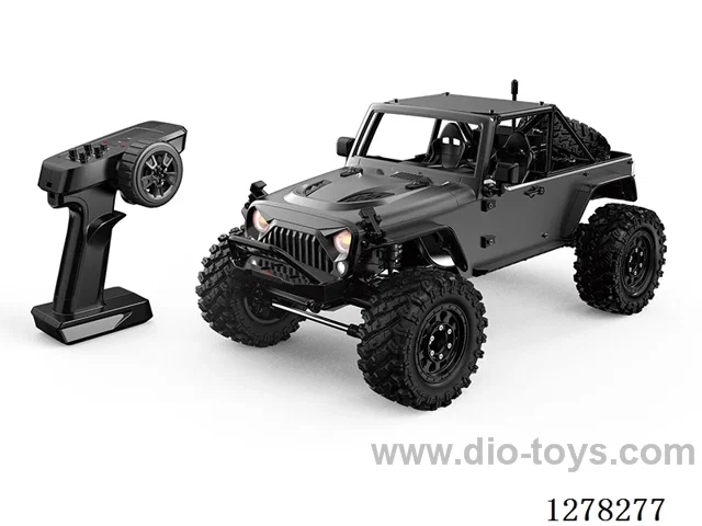 1/12 2.4GHz Aluminum Chassis RC Car, Dark Black, Sensorless Brushless Power Configuration