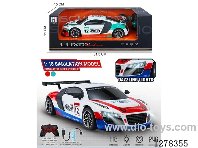 2.4G Fourch Remote-Control Audi Race Car (Front and Rear Lights)