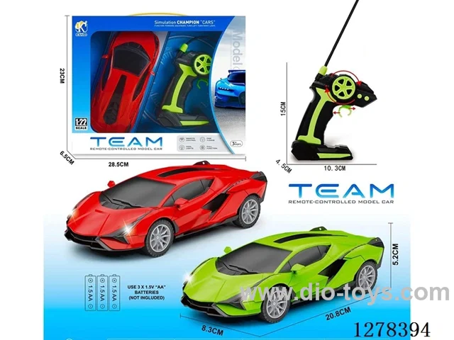 1:22 Lamborghini Aventador 4ch RC Car (with Headlights) (Batteries Not Included)