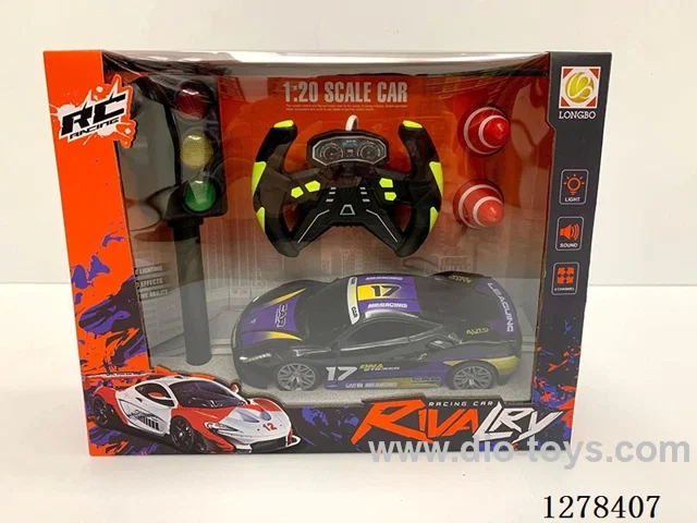 1:22 4ch Traffic Light RC Race Car (Batteries Not Included)