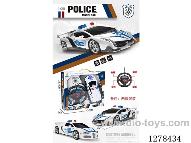 1:20 4ch Police Car (Batteries Not Included)
