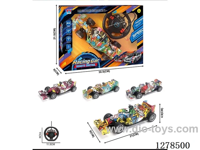 1:18 Graffiti F1 4ch RC Car [Batteries Not Included] 2 styles 4 colors