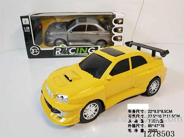 RC car (1:18) 2 colors not included battery