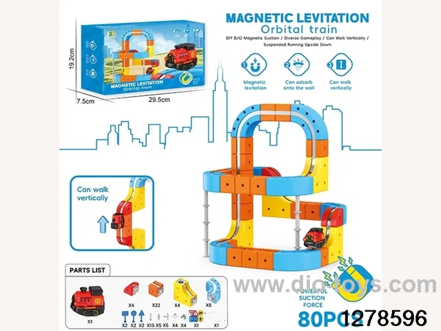Magnetic Track Vehicle /80 PCS