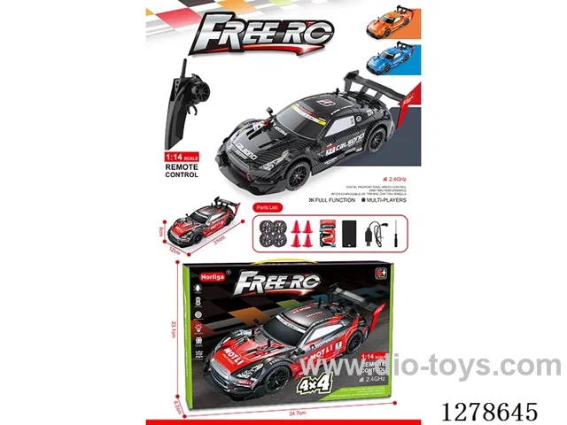1/14 2.4G 4ch 4WD RC car included battery