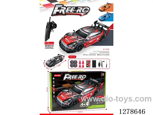 1/14 2.4G 4ch 4WD RC car included battery