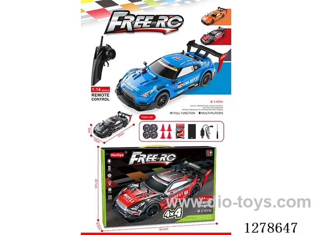 1/14 2.4G 4ch 4WD RC car included battery