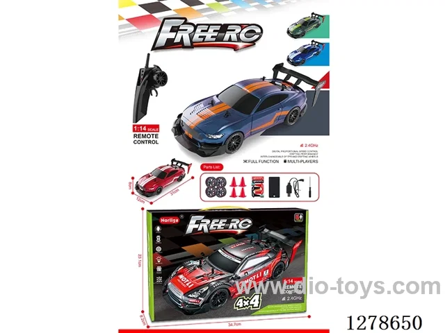 1/14 2.4G 4ch 4WD RC car included battery