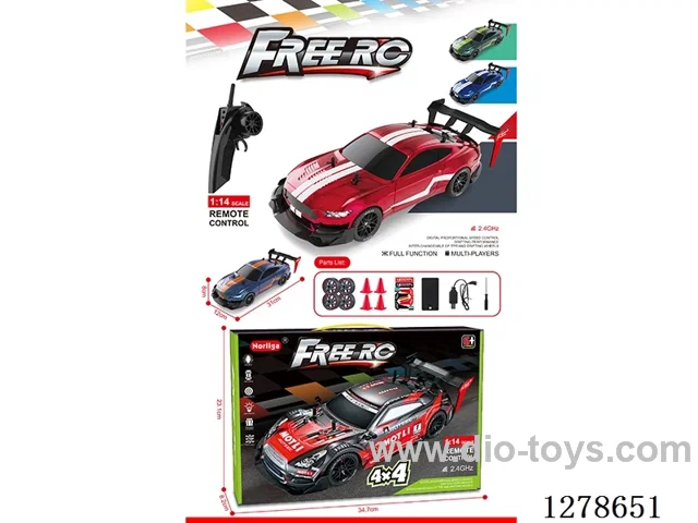 1/14 2.4G 4ch 4WD RC car included battery