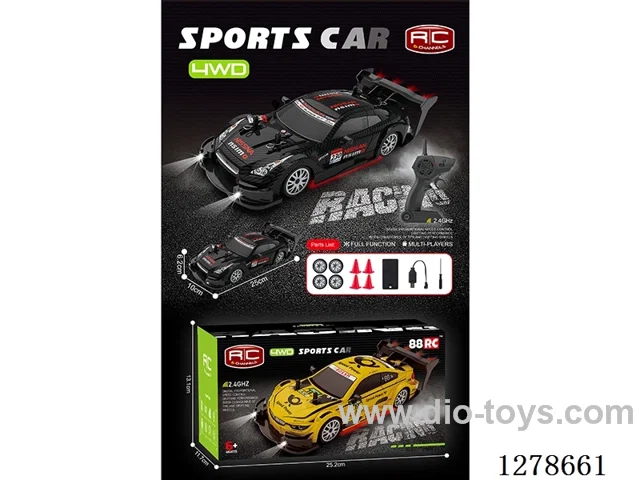 1:20 2.4G 4ch 4WD semi-scale RC car with light included battery