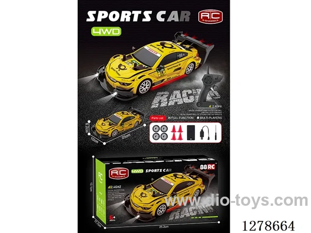 1:20 2.4G 4ch 4WD semi-scale RC car with light included battery