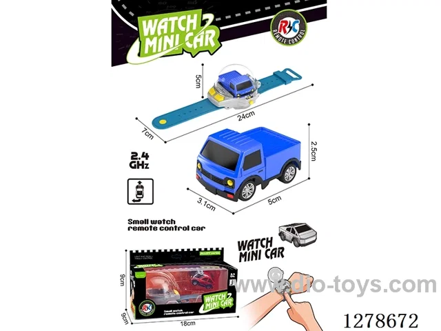 Watch Remote-Control Alloy Cars (4 mixed) – Batteries Included