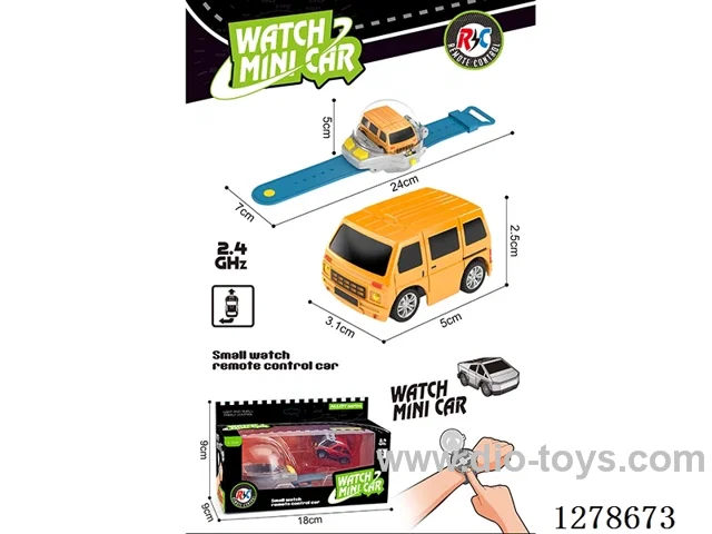 Watch Remote-Control Alloy Cars (4 mixed) – Batteries Included