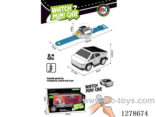 Watch Remote-Control Alloy Cars (4 mixed) – Batteries Included