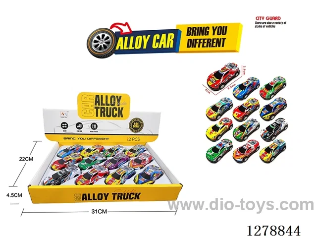 pull back Light Alloy Car 12PCS