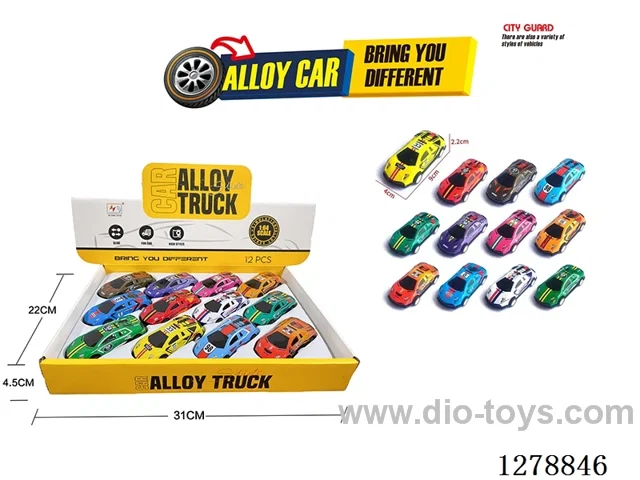 pull back Light Alloy Car 12PCS