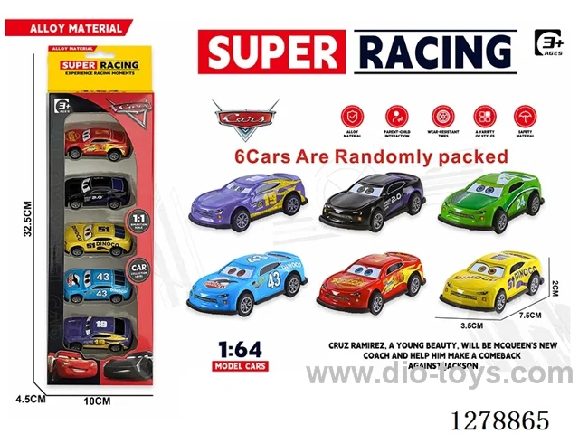 pull back alloy car 5PCS