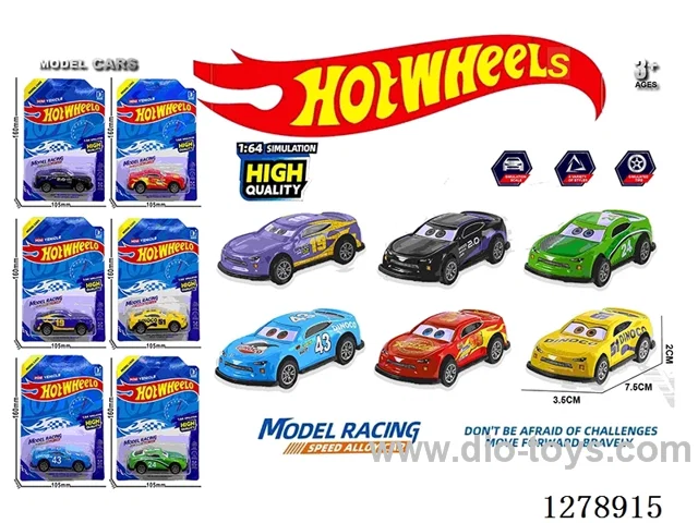 Metal Pull-Back Car 6PCS