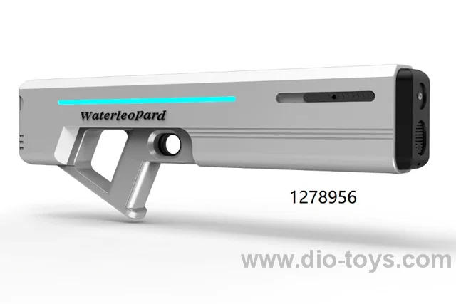 Electric water gun with lighting in color box