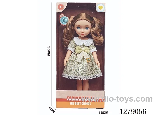 Fully vinyl 14 inch doll