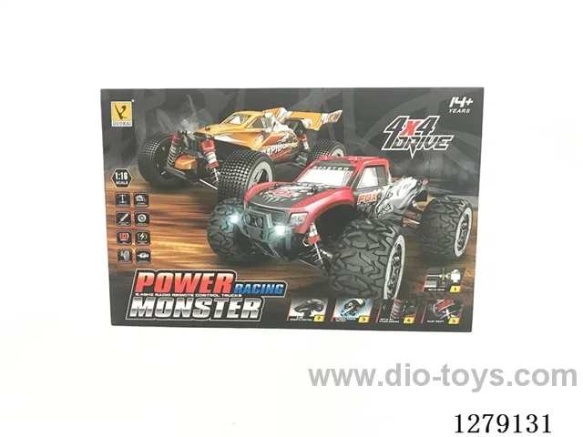 1:16 2.4G High-Speed Car with 550 Motor (Battery Included) – 3 Colors