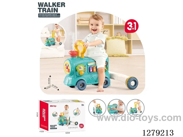 3-in-1 Steam Train (Blue)