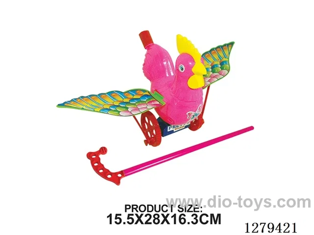 Push-Along Chicken (4 colors)