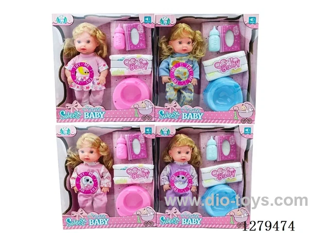 11inch vinyl head doll with 4 IC set