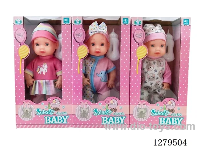 11inch vinyl head doll with 4 IC