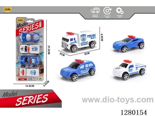 free wheel car 4PCS
