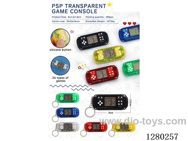 PSP Transparent Russian Game Machine