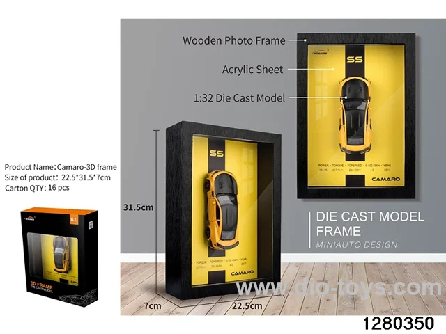 1:32 die-cast car m odel 3D Wall Hanging