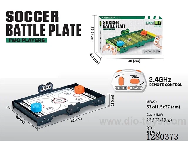 RC Soccer Battle Mat (Black) with Battery Included