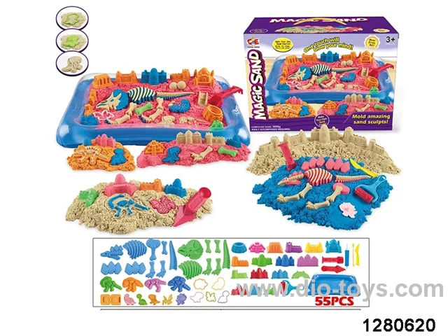 Space sand in color box