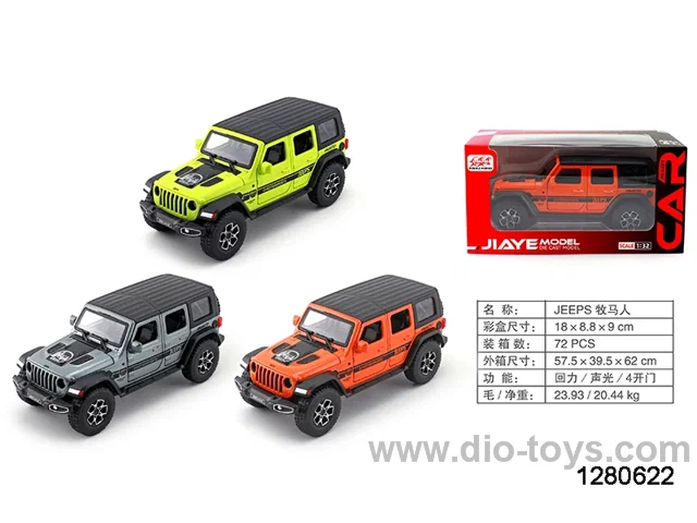 1:32 jeep car in window box