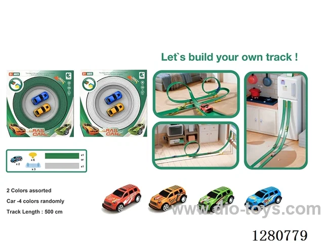 DIY Soft Track - 500cm Tin Pull Back Car