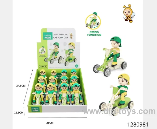 12pcs friction car/2 colors