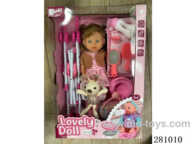 Eco-Friendly Doll Set (Plastic Car)