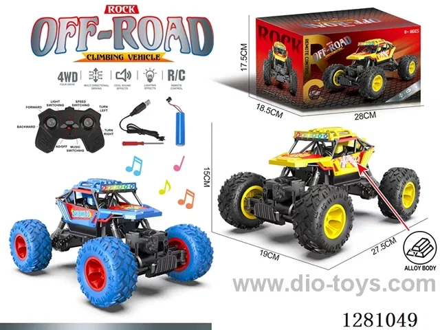 1:16 4WD RC alloy car W L/M included battery