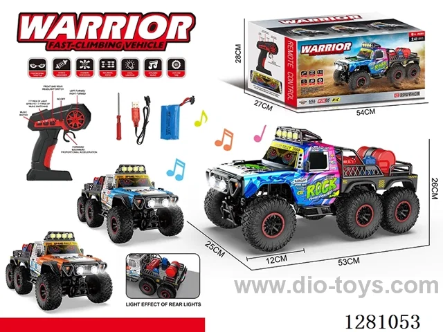 1:8 6WD rc car W L/M included battery