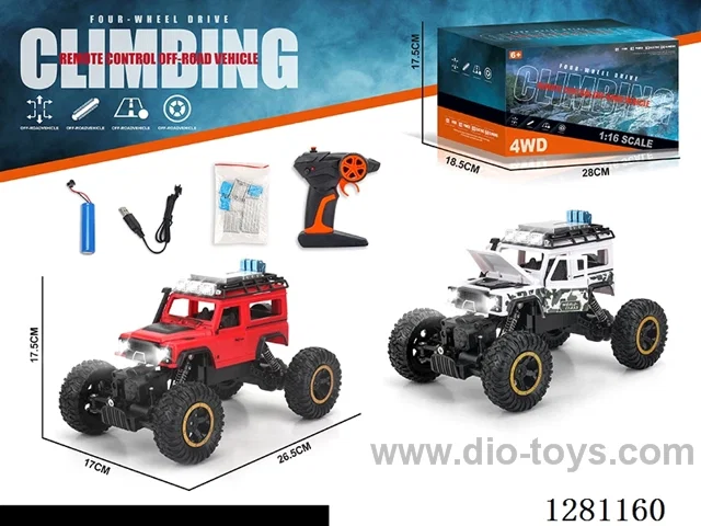 1:16 4ch 4WD rc car 2.4G included battery