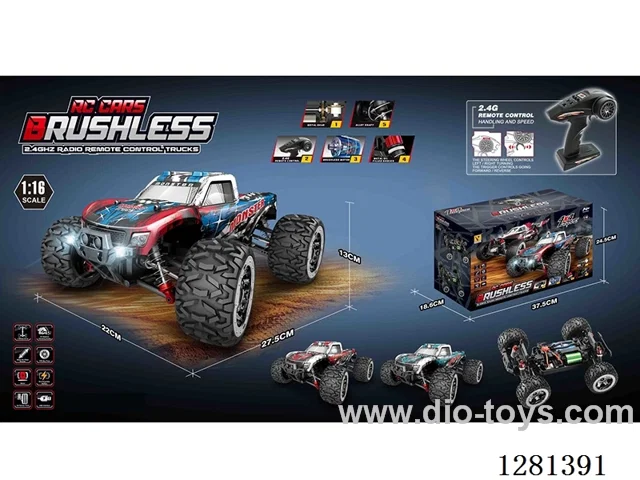 1:16 Scale High-Speed Car, 2840 Brushless Motor, Battery Included