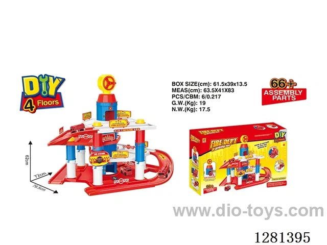 Fire Truck Parking Lot