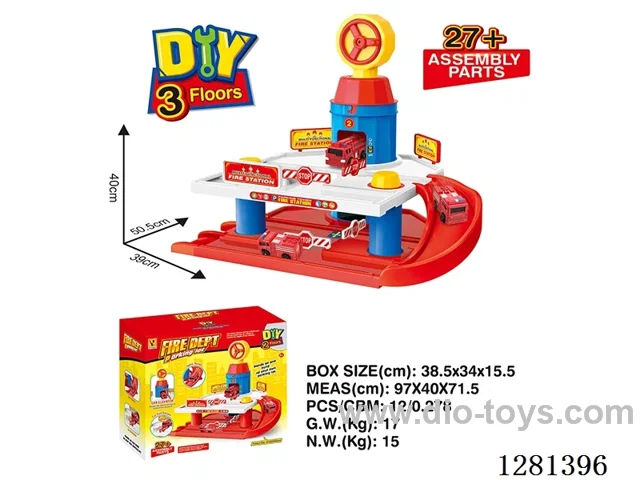 Fire Truck Parking Lot