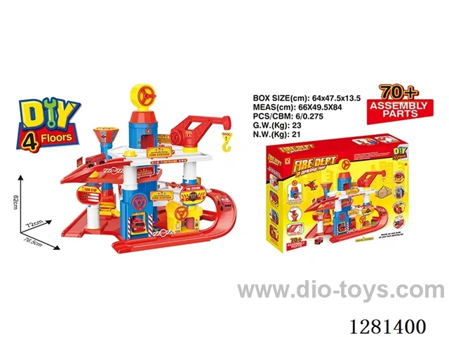 Fire Truck Parking Lot