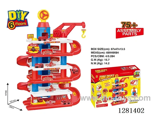 Fire Truck Parking Lot