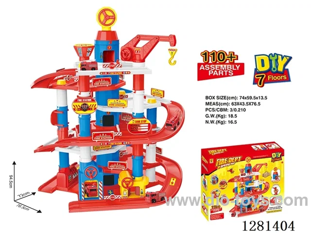 Fire Truck Parking Lot