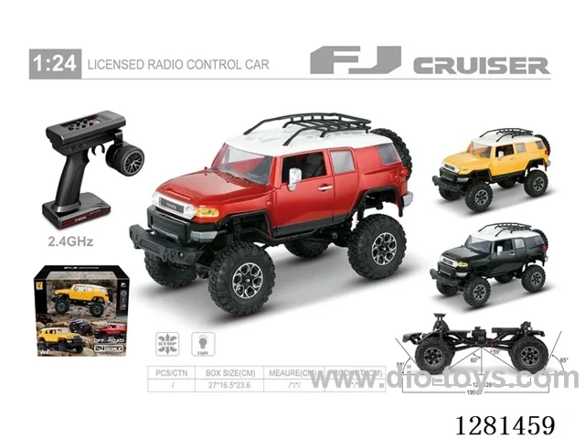 1:24 Rock Crawler Land Cruiser 180 Motor (Brushed) with Battery