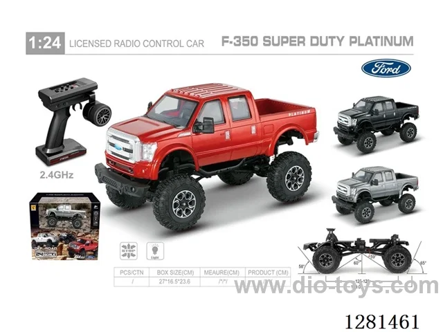 1:24 Rock Crawler Ford 180 Motor (Brushed) with Battery